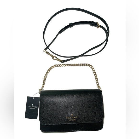 Kate Spade Madison Willow Small Flap Crossbody Black NWT - Picture 12 of 17